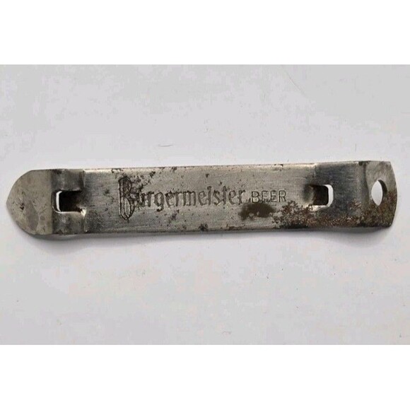 Burgermeister Beer Bottle Opener and Can Piercer - Picture 1 of 3